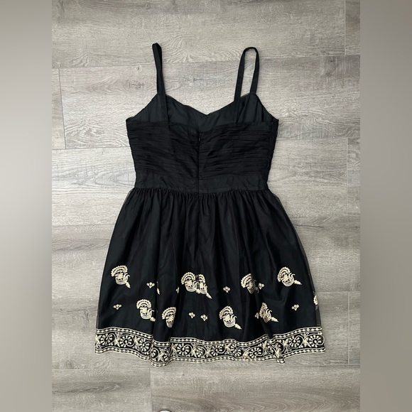 ANTHROPOLOGIE | ANNA SUI DRESS | Color: Black-Gold | Size:12 - Picture 3 of 16